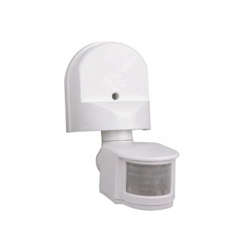 Senzor de miscare pentru perete, Corona HL481, Alb, distanta detectie 8 m, IP 44