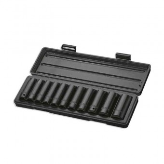 Set 11 chei tubulare de impact, lungi, JBM JB-52342, 1/2, 10-24 mm