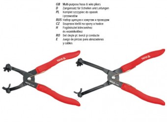Set 2 clesti pentru strangere coliere 217/254 mm, Yato YT-0645