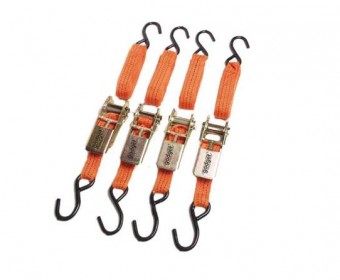 Set 4 chingi cu clichet si carlig 25mm x 3m, Gadget 300504