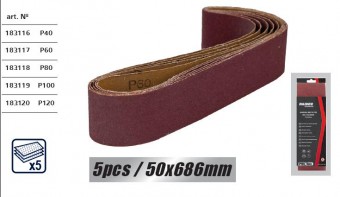 Set 5Buc banda smirghel P40, Raider
