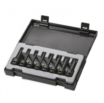 Set 8 imbusuri de impact, tip Torx lungi, JBM JB-52340, 1/2, T25-T70
