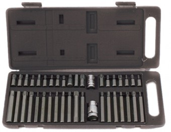 Set biti cu adaptor 3/8 si 1/2 set 40pcs Gadget