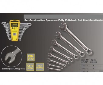 Set chei combinate 8-17mm, TopMaster