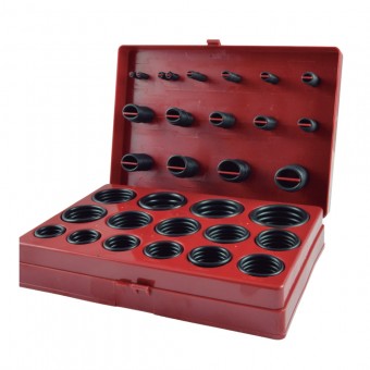 Set garnituri de cauciuc in trusa O-Ring,  JBM 50652, unitate de masura toli, 386 piese