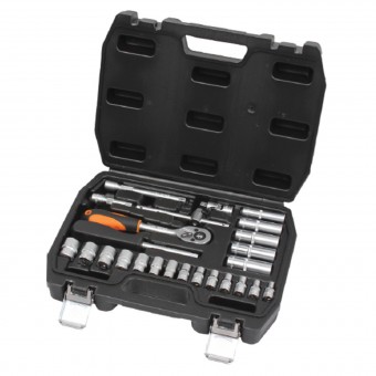 Set tubulare 1/4 4-14mm, 26 piese CR-V, Gadget 339003