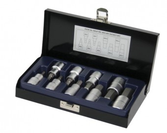 Set tubulare cu biti 9 pcs. 1/2, TopMaster