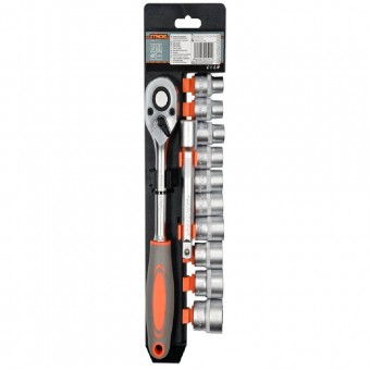 Sthor 58633 Set tubulare cu clichet 1/2, 10-24 mm