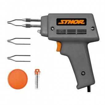 Sthor 79354 Pistol de lipit Sthor putere 100W, cu accesorii