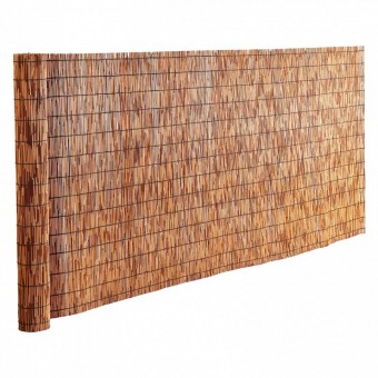 Strend Pro LWWL1JT133FTUCKZEV0 Paravan din stuf 4 x 1 m, Protectie vizuala si de vant, Maro, UV