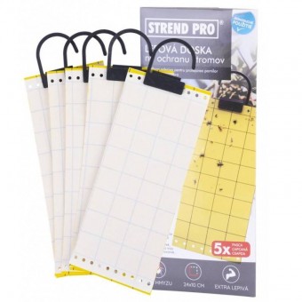 Strend Pro sk-090061 Set 5 capcane adezive Strend Pro, cu fete duble, pentru protejarea pomilor impotriva afidelor 
