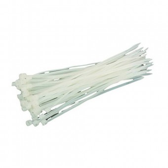 Strend Pro SK-2170190 Set coliere plastic pentru prindere, 50 buc, albe, 200x3.6 mm, Strend Pro CT66BW