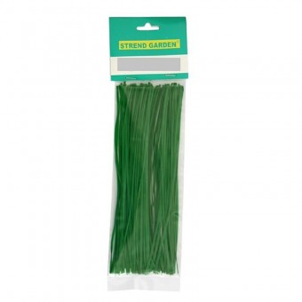 Strend Pro sk-217371 Set 100 coliere pentru legat plante, Strend Pro GardenTwist PVC, 0.4x3mm, lungime 250mm