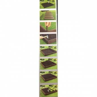 Strend Pro SK-2212132 Pat pentru flori Strend Pro Raised Bed, maro