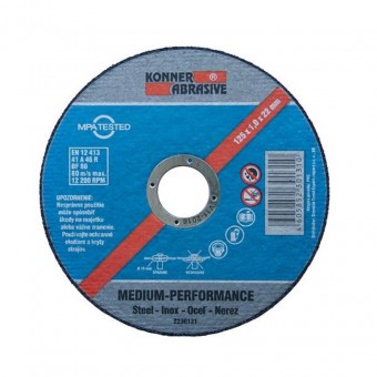 Strend Pro SK-2230131 Disc de debitare metal inox profesional Koner 125x1mm