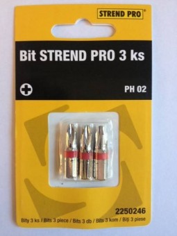 Strend Pro SK-2250246 Set 3 biti PH2, Strend PRO