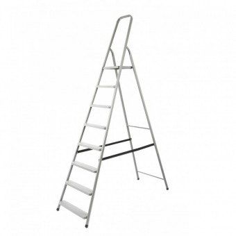 Strend Pro SK-251384/ Scara aluminiu pliabila, 8 trepte, platforma, 125kg, Strend Pro D8