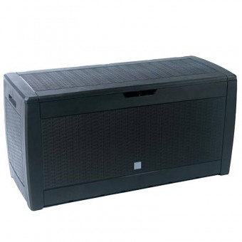Strend Pro sk-254523 Lada depozitare exterior Strend Pro Rato Antracit, 1190x480x600 mm, ratan artificial