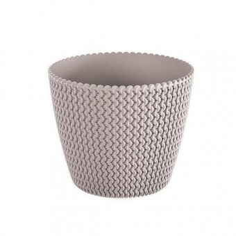 Strend Pro SK-255469 Ghiveci decorativ Prosperplast Mocca, diametru 22cm, inatime 18.4cm 