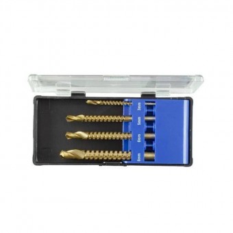 Strend Pro sk-420686 Set 4 burghie pentru metal, Strend Pro RS003, dimensiuni 3,5,6,8 mm