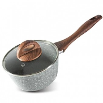 Strend Pro SK-801263 Cratita cu capac Strend Pro MagicHome Marble Line, diametru 16 cm, 1.2 L, acoperire marmura