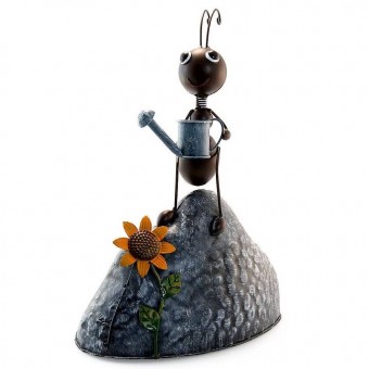 Strend Pro SK-8090818 Ghiveci decoratiune gradina Strend Pro Mecco 9100, furnica, tabla, 24x15x35 cm