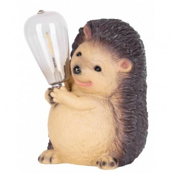 Strend Pro SK-8091252 Decoratiune gradina Strend Pro Arici, 17.5x18x23 cm, ceramica, cu lampa solara