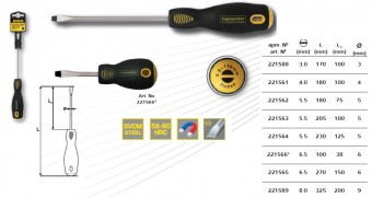 Surubelnita dreapta 3 x 170mm SVCM, TopMaster