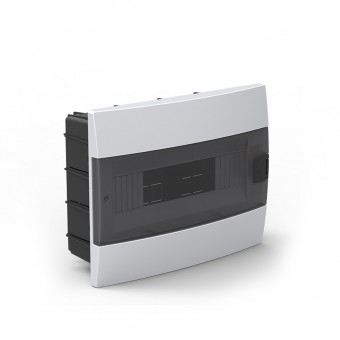 Tablou sigurante 12 module, TEB-12A, Alb, Incastrabil