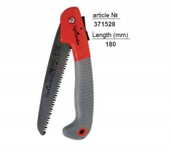 TOP GARDEN 371528 Ferastrau pliabil si dinti ascutiti, caliti, trunghiulari 180mm, TopGarden