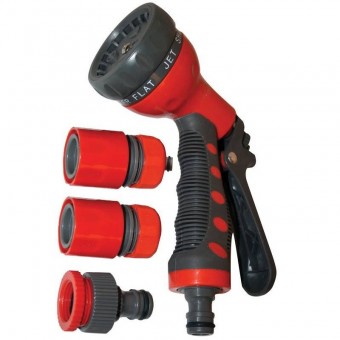 TOP GARDEN 380924 Pistol pentru stropit cu accesorii - 7 functii, TopGarden 380924