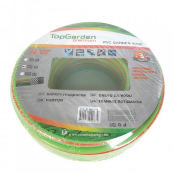 TOP GARDEN 402112 Furtun pentru gradina Topgarden 402112, diametru 3/4”, lungime 25m