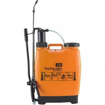 Topgarden 380317 Pulverizator de gradina 16L premium, extensie inox