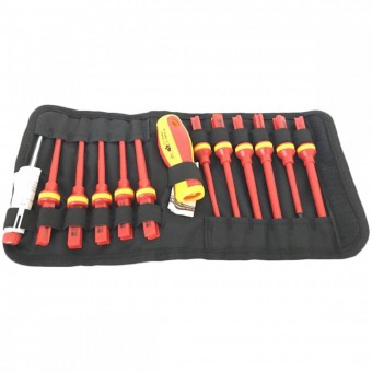 topmaster 225109 Set 13 surubelnite izolate, interschimbabile Topmaster 225109, VDE 1000V