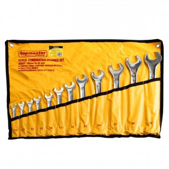 topmaster 230604 Set 12 chei combinate Topmaster 230604, Cr-V, sistem metric, 10-32mm