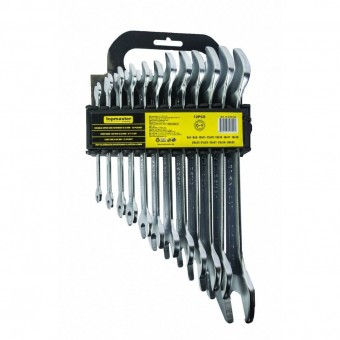 topmaster 235122 Chei fixe 6-32mm set 12pcs CR-V, satinate