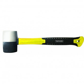 topmaster 240908 Ciocan cauciuc Topmaster 240908, coada fibra, lungime totala 345 mm, greutate 450 g