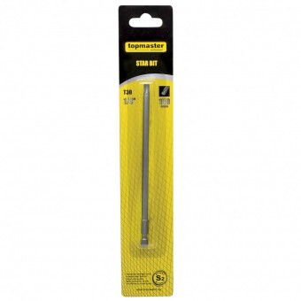 topmaster 330480 Bit torx T30, Topmaster 330480, lungime 150mm, 1/4, otel S2, acoperire magnetica