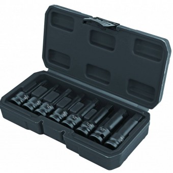 topmaster 338801 Set 8 biti de impact hexagonali, H6,H7,H8,H10,H12,H14,H17,H19 