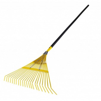 topmaster 380804 Grebla metalica pentru frunze cu coada de lemn 22 de dinti 