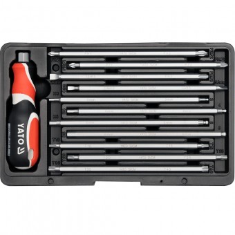 Trusa surubelnite cu capat dublu, 12 BUC, Yato YT-2797