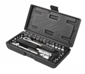 Trusa tubulare 1/4, 29 pcs., 4-13mm, TopMaster