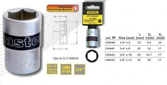 Tubulara de 13mm in 6 puncte, TopMaster 