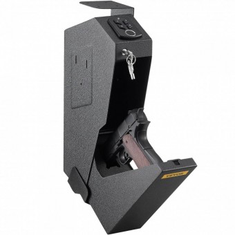 Vevor BXXSQGOS580SE0001V0 Seif pentru pistol, Amprenta digitala, cifru, cheie, 193 X 74 X 355 mm