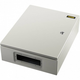 Vevor DQXJSTCFS50X40X15V0 Tablou electric din otel, Dimensiune 50 x 40 x 15 cm, 2 x chei, IP 66, Placa din spate detasabila