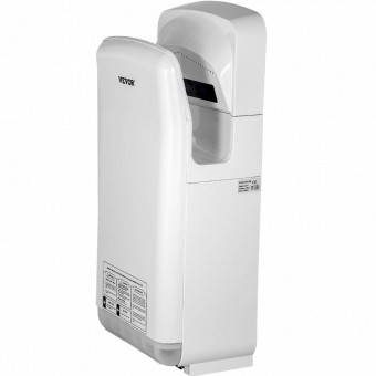 Vevor GSJLSGSPQSBS-Z774V2 Uscator de maini vertical Vevor Profesional, Alb, filtru Hepa, 2000 W, 100 m/s, timp uscare 8-10 s, ABS, 290 x 220 x 685 mm