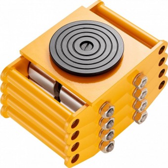 Vevor GYXTKHSGFG46TAFK1V0 Set 4 transportoare Dolly, capacitate 12 Tone, rotatie 360 grade