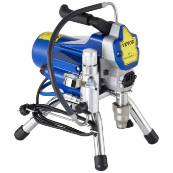 Vevor PTJ2200WGYWQPTJ01V2/ Pompa de vopsit pentru suprafete mari Vevor, putere 2200 W, 2.4 l/min, 207 Bar, lungime furtun 15 m