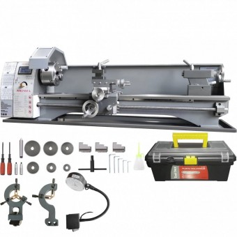 Vevor TSJSCCWSDJ210EZH9V2 Mini strung pentru metal Vevor 750 W, Distanta dintre centre 750 mm, 50-2250 rpm