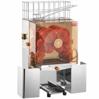 Vevor TSZDJLCZJBZDVGFHDV2 Storcator automat pentru portocale Vevor Inox, 20 buc/min, diametru 55-80 mm, 120 W